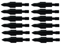 12x Pfeilspitze, Schraubspitze 3D Field Stahl verschiedene Größen