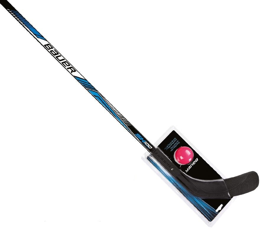 Hockeyschläger Junior Street 110cm Bauer SH100 mit Ball