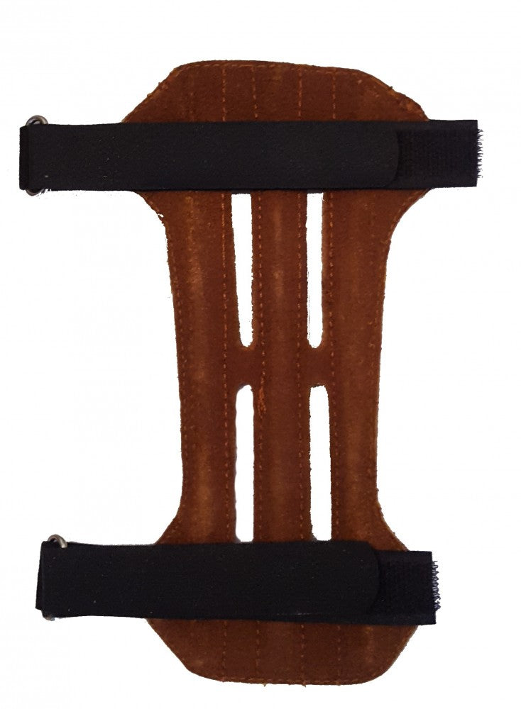 Armschutz f. Bogensport, black.bulls, ventiliert aus Leder, Unterarmschutz