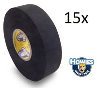 15x Howies Hockeytape 1" 24yd, Eishockeytape schwarz
