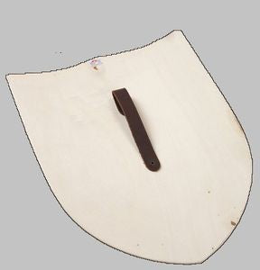 Schild, Ritterschild, Holz-Schild f. Kinder Motiv: Ritter auf Pferd 30x40 cm