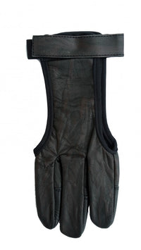 Schießhandschuh, Bogenhandschuh marmoriert Echtleder black.bulls von Halona
