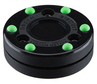 Green Biscuit Roller Hockey Puck Hockeypuck