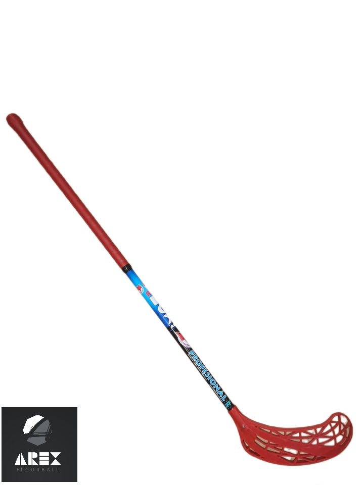Arex Floorballschläger Red Fox IFF 75-100 cm Unihockey Schläger(blau,links,95 cm)