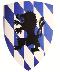 Schild Bayern, bayrisches Schild mit bergischem Löwen, Ritterschild