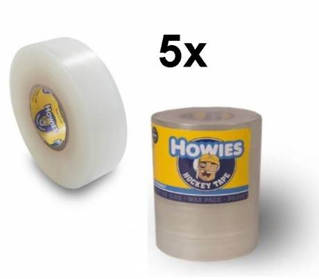 5x Pak Howies Shine Tape clear 1"x18m