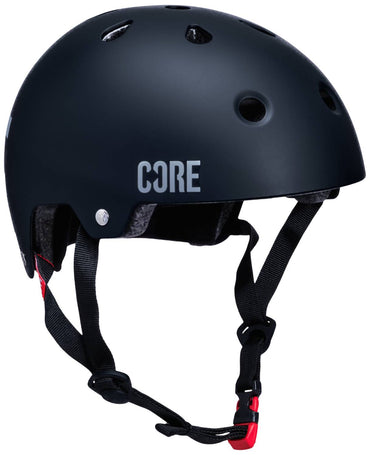 Core Street Fahrrad- und Skatehelm, Helm Sports schwarz, SX-S