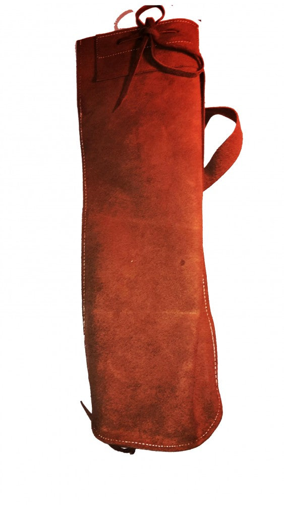 Rückenköcher Bogensport, Velourleder  Köcher mit Rückengurt Halona 54x16 cm